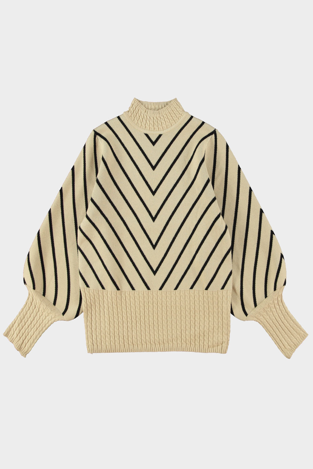 Knit zigzag