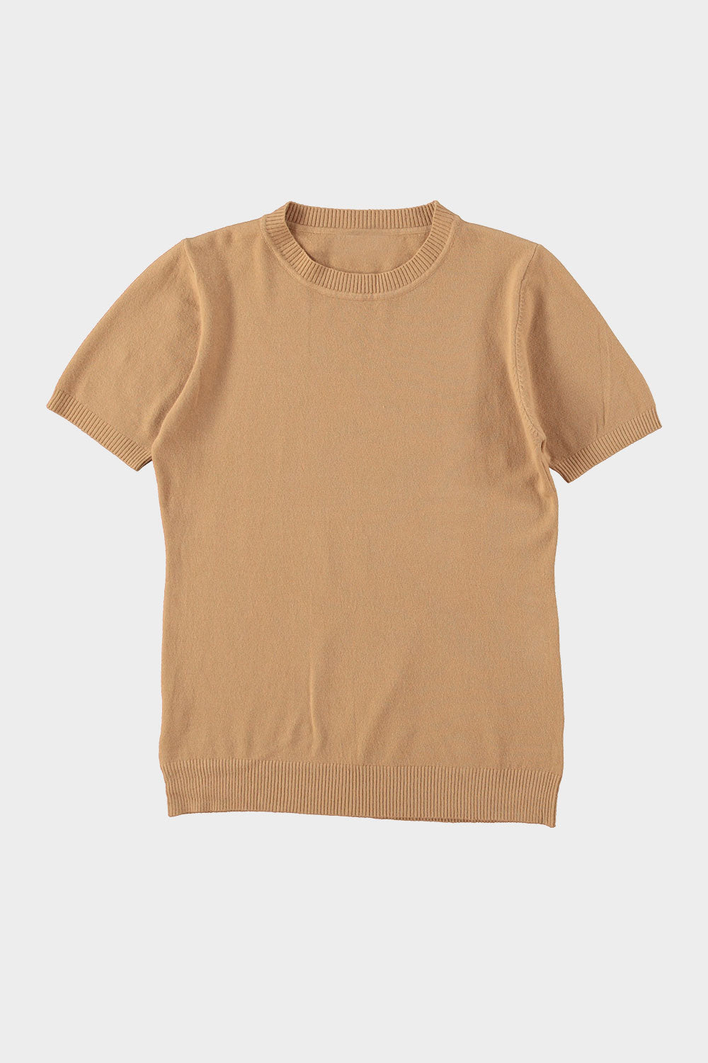 Top knit camel