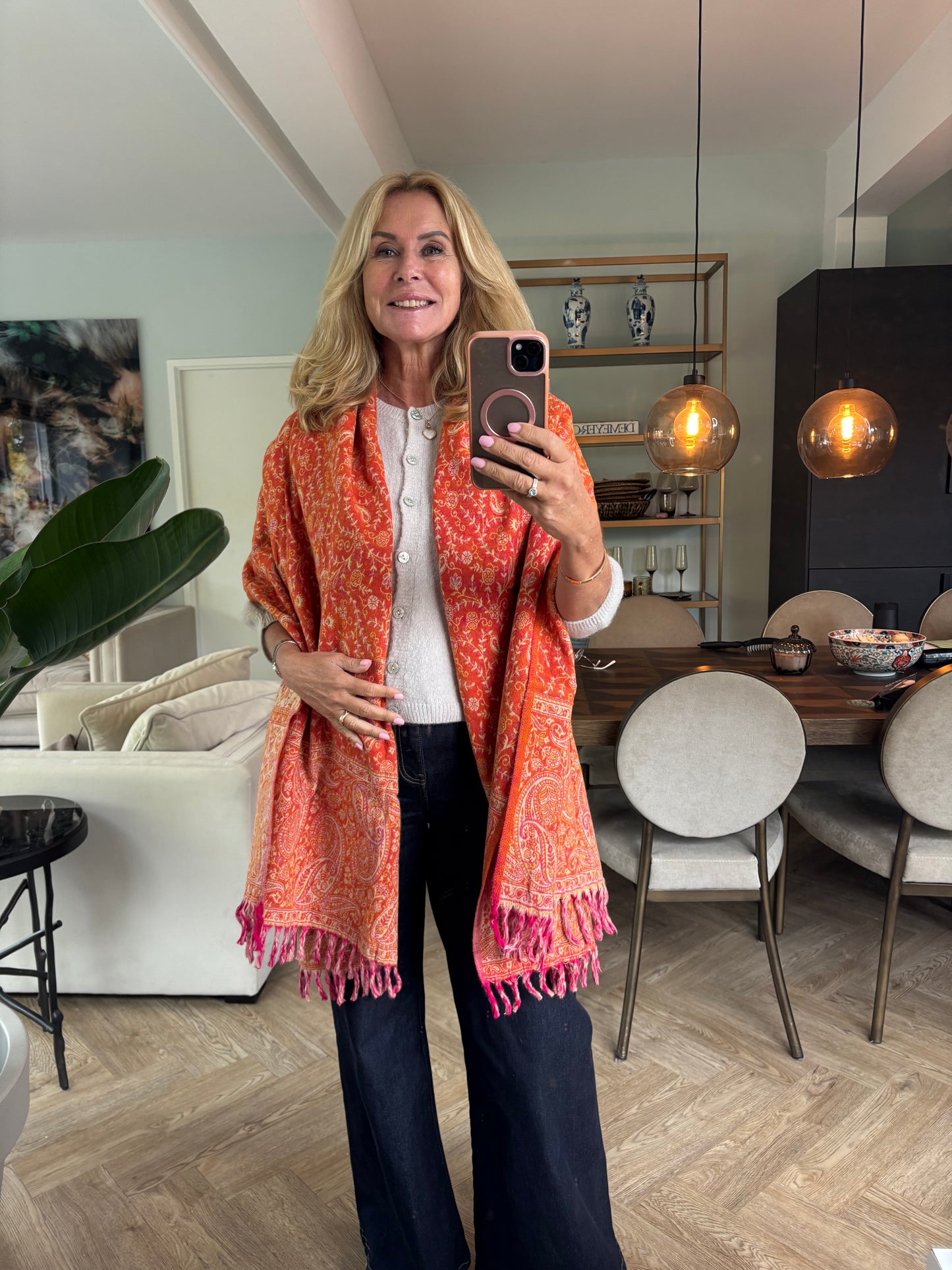 Tibetaanse shawl mandarin