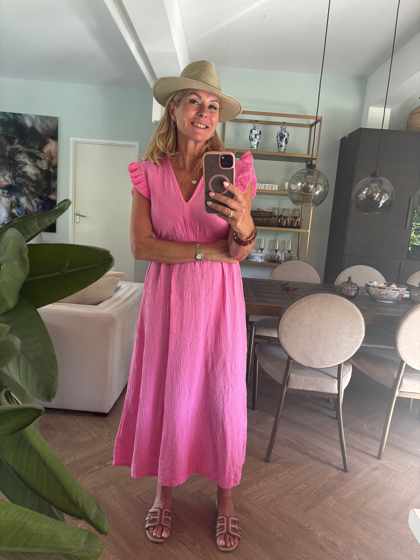 Jurk Roesel bubblegum