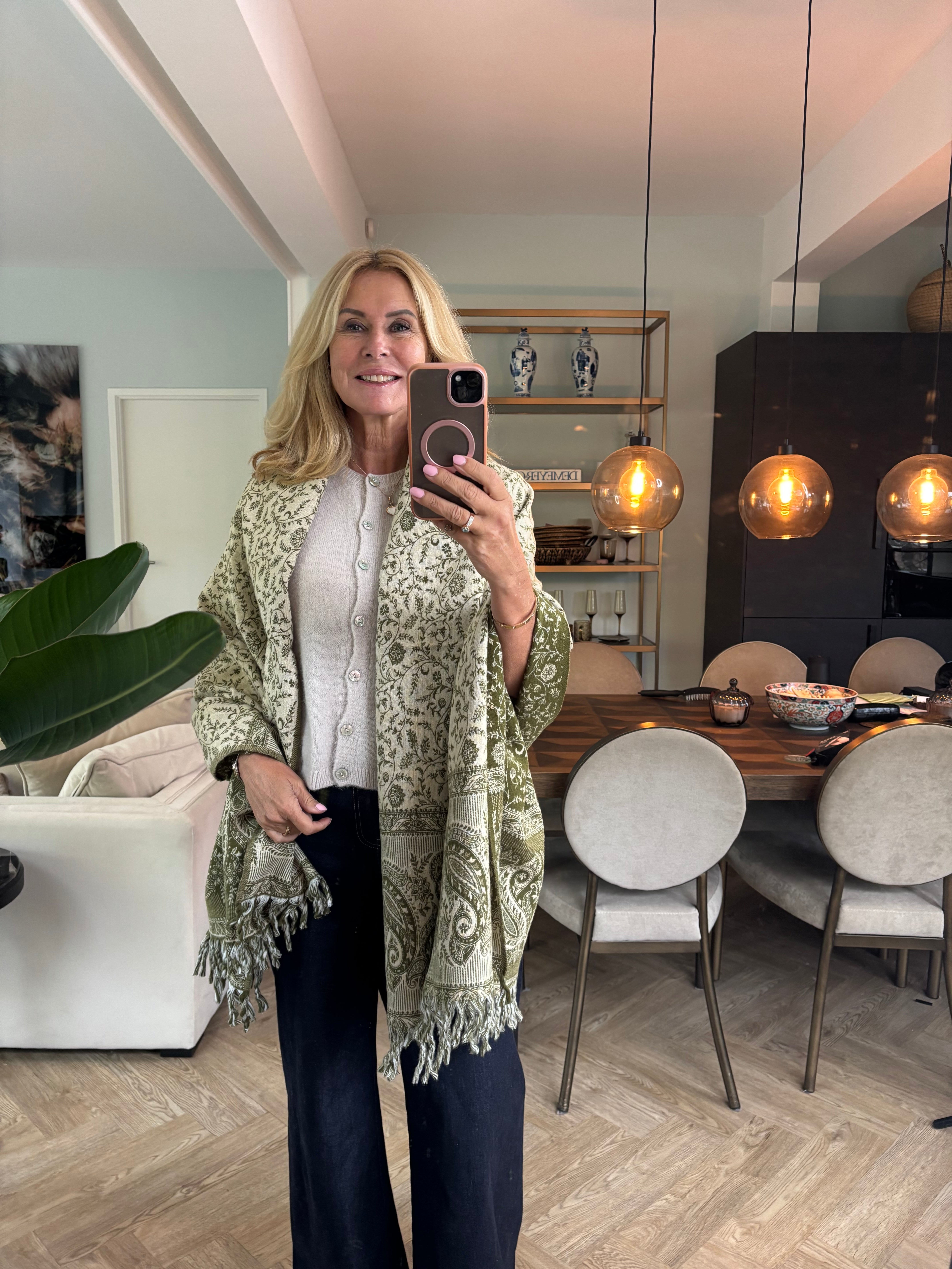 Tibetaanse shawl olivia