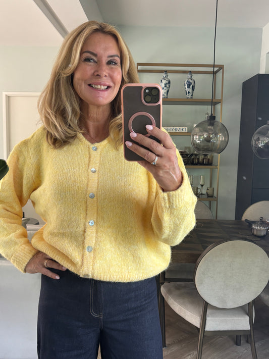 Cardigan yellow