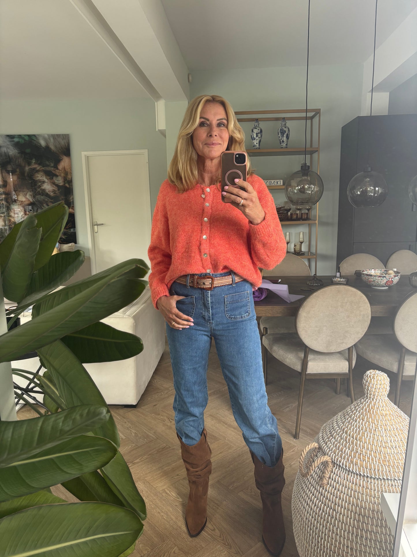 Vest Oranje Mandarin