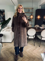 Fake fur jas lang classique