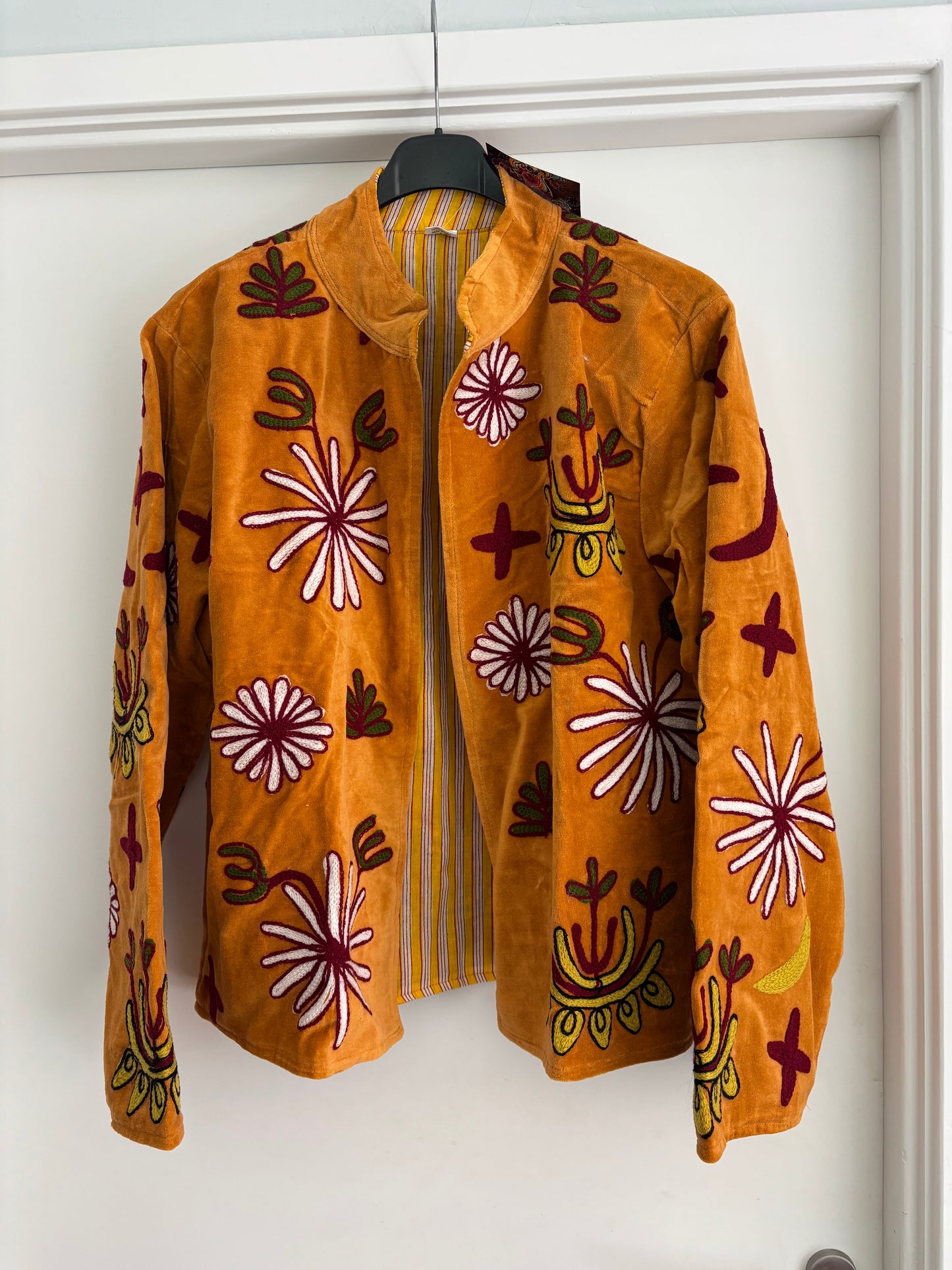 Jasje velvet tijger oker