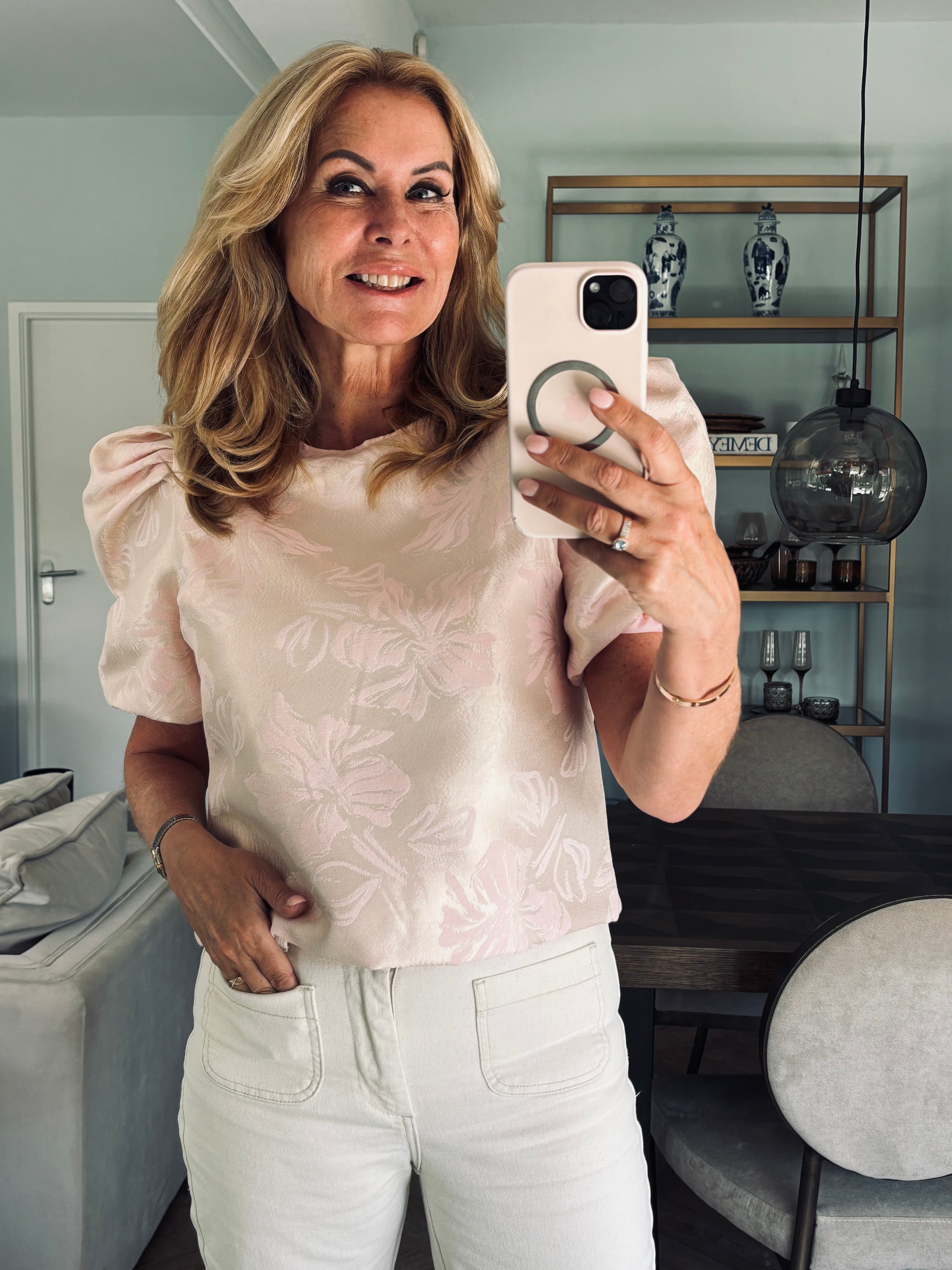 Blouse soft Rose