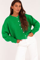 Cardigan hard green