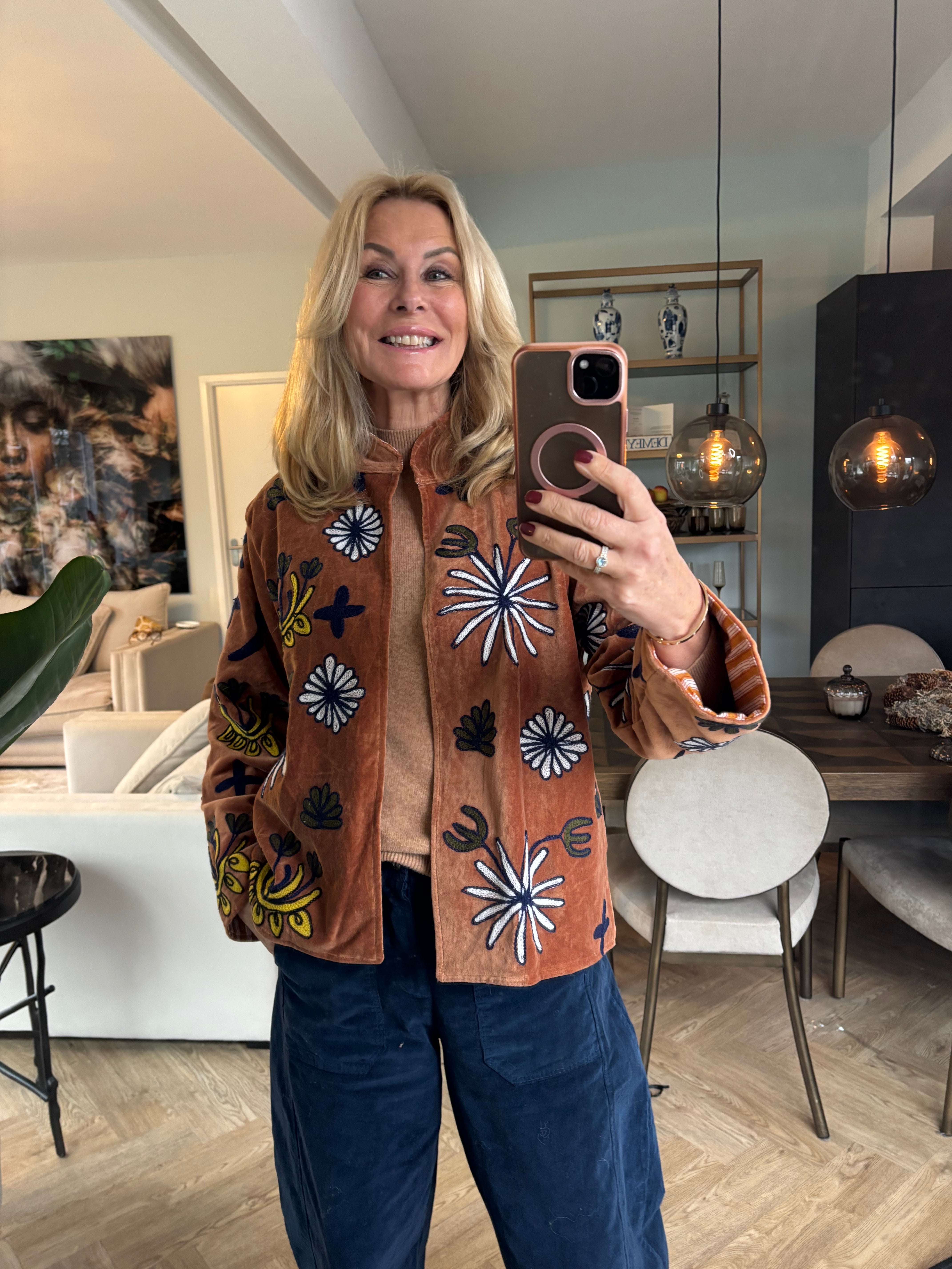 Jas velvet panter brique