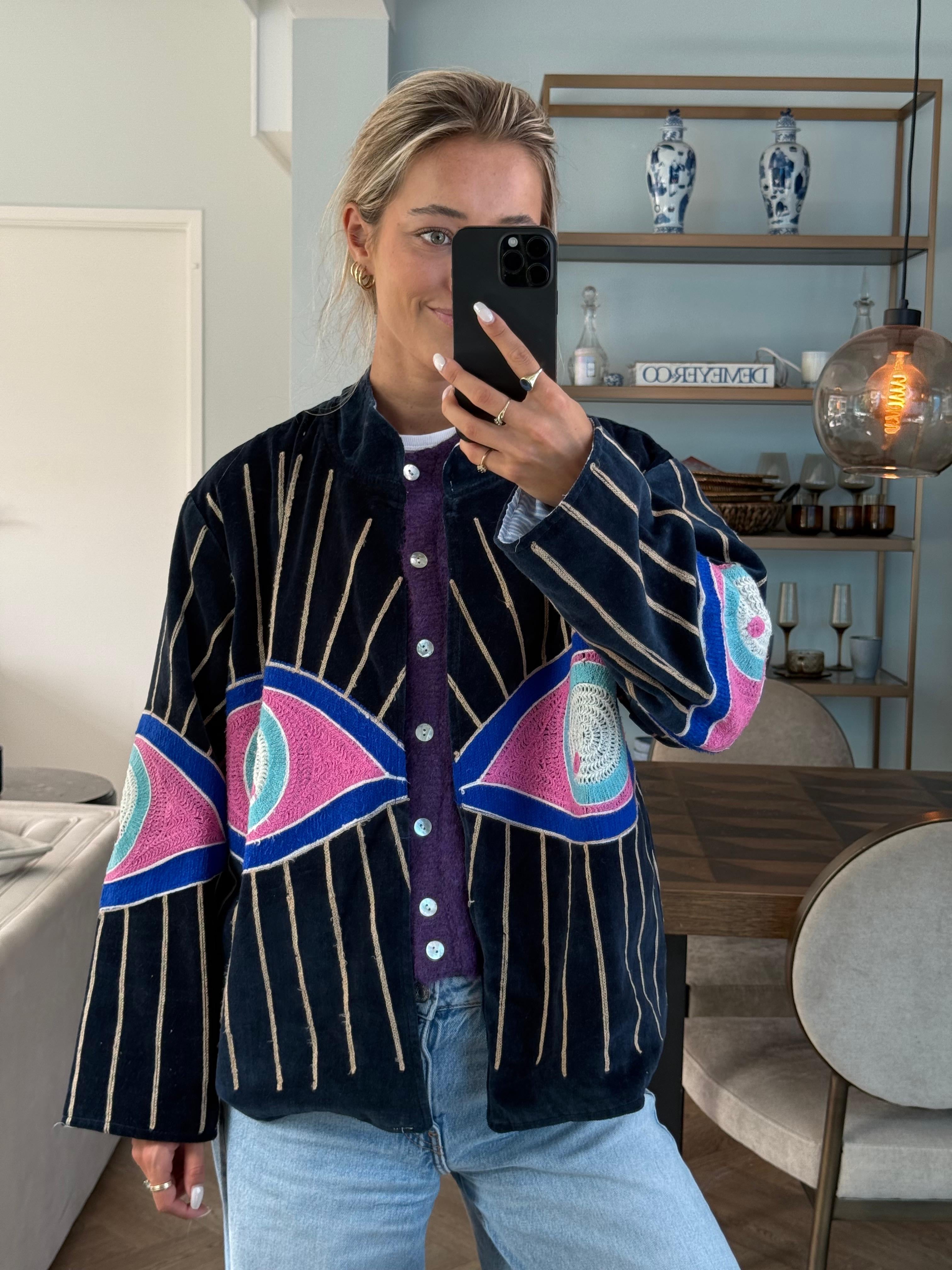 Jas velvet Blue eyes