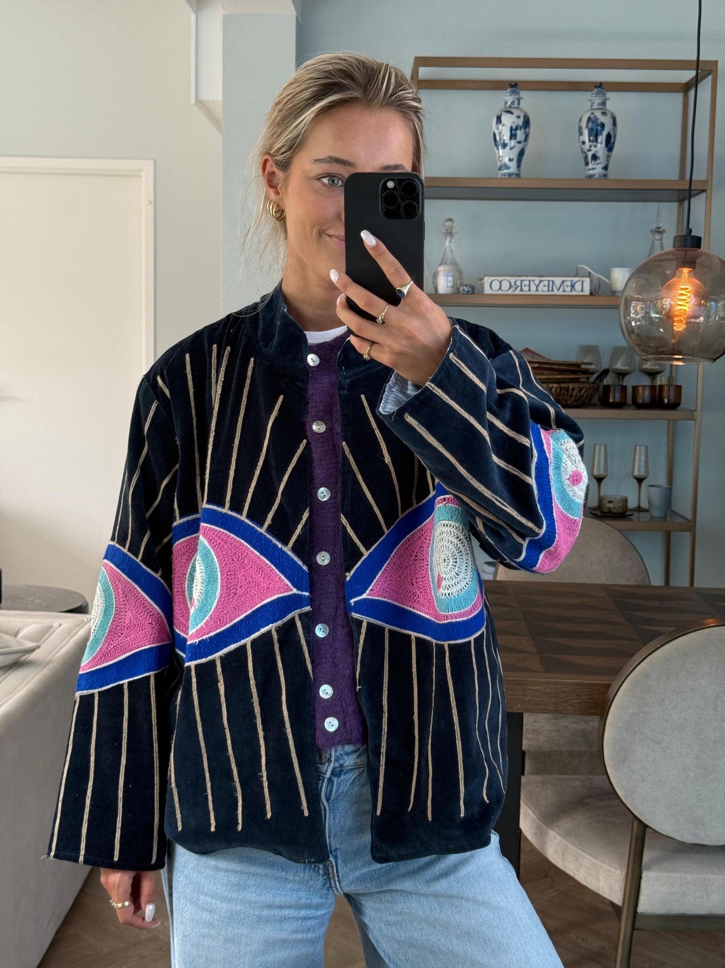 Jas velvet Blue eyes