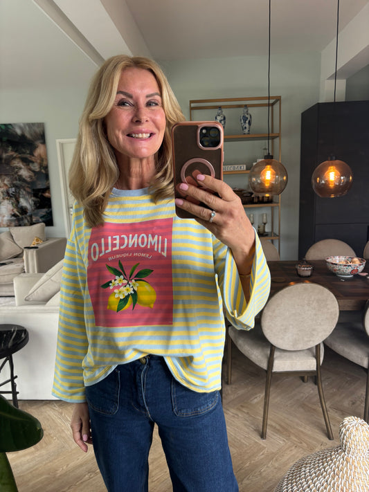 Limocello streep shirt