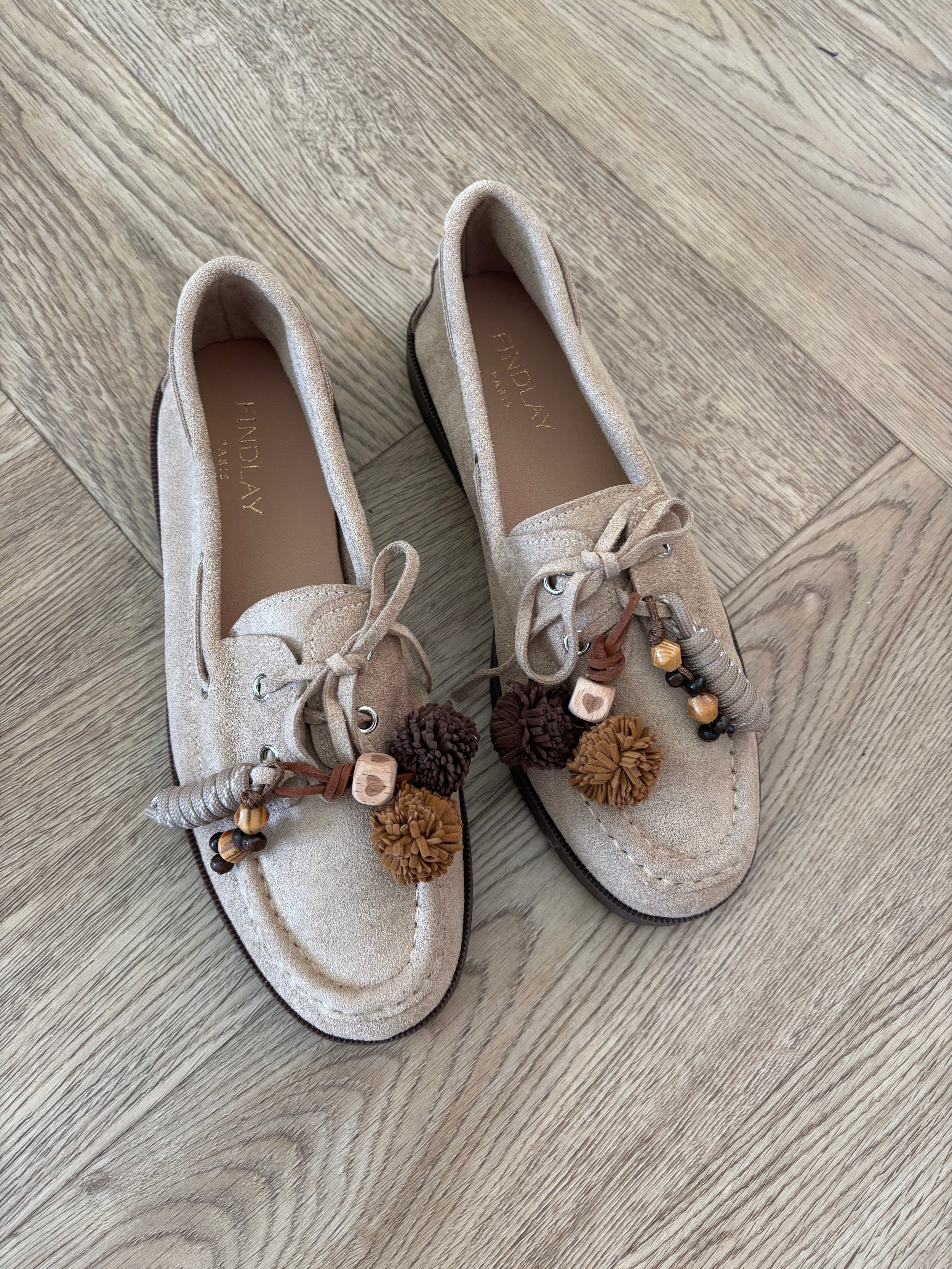 Instapper schoen beige