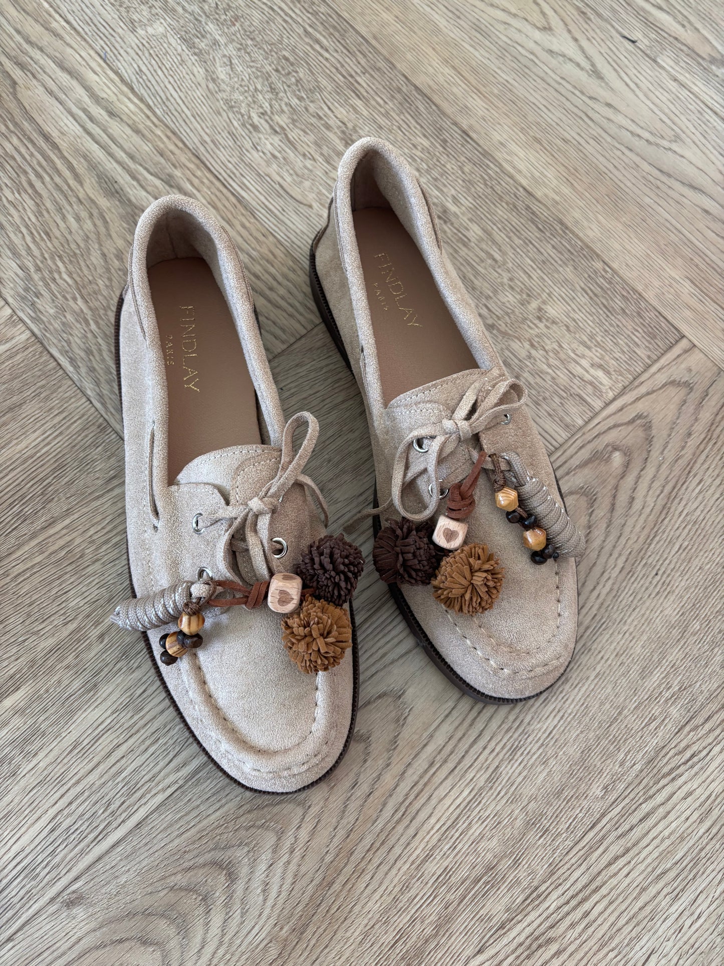 Instapper schoen beige