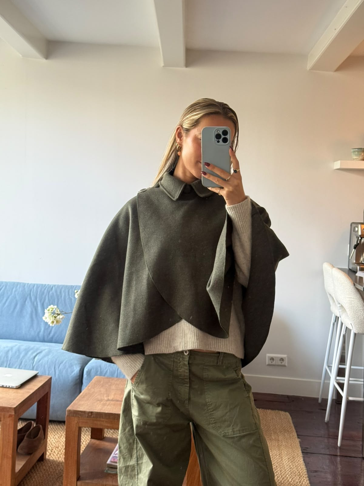 Poncho bella groen