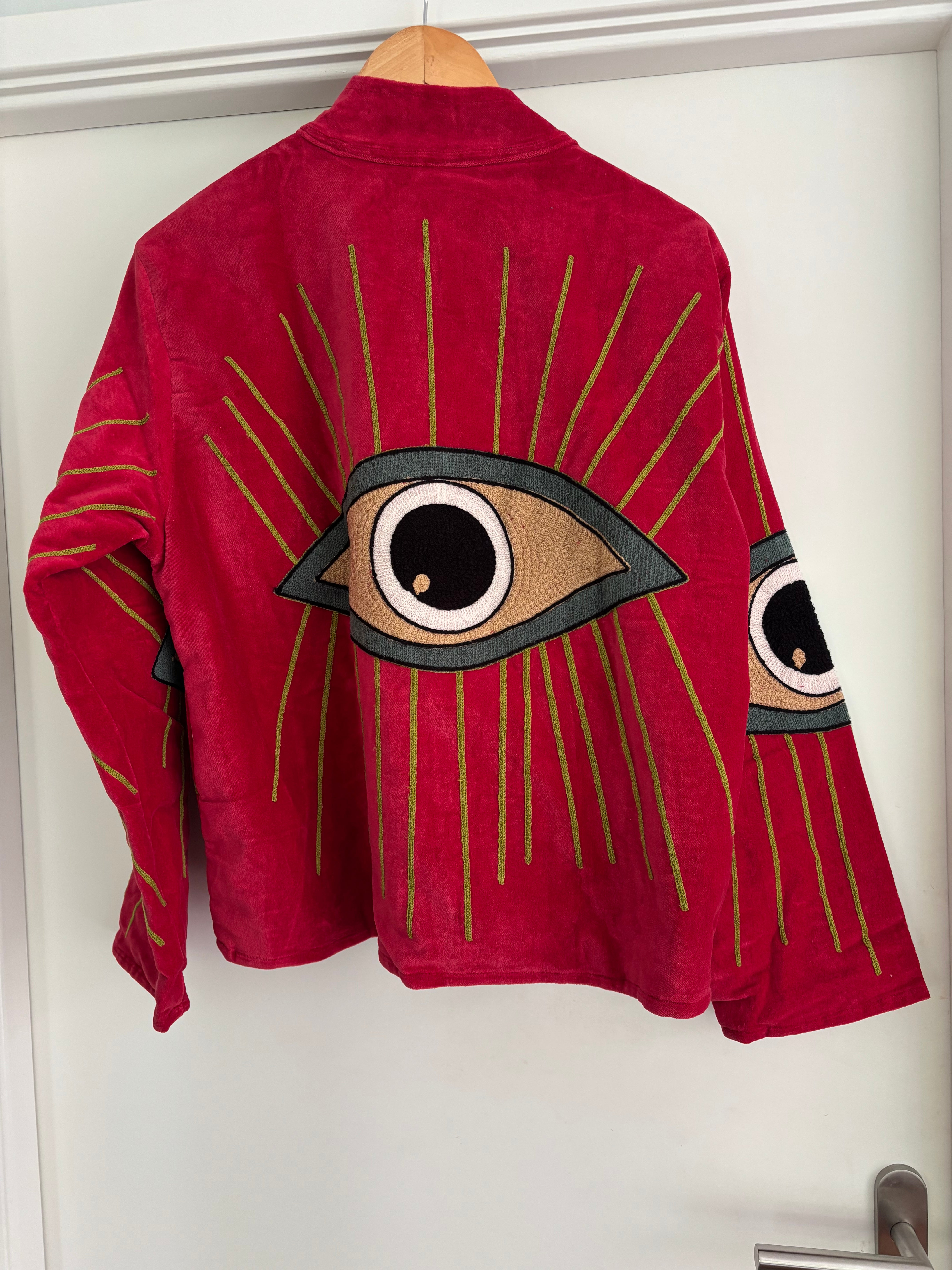 Jasje velvet oog rood