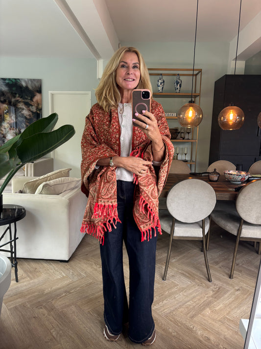 Tibetaanse shawl Annet