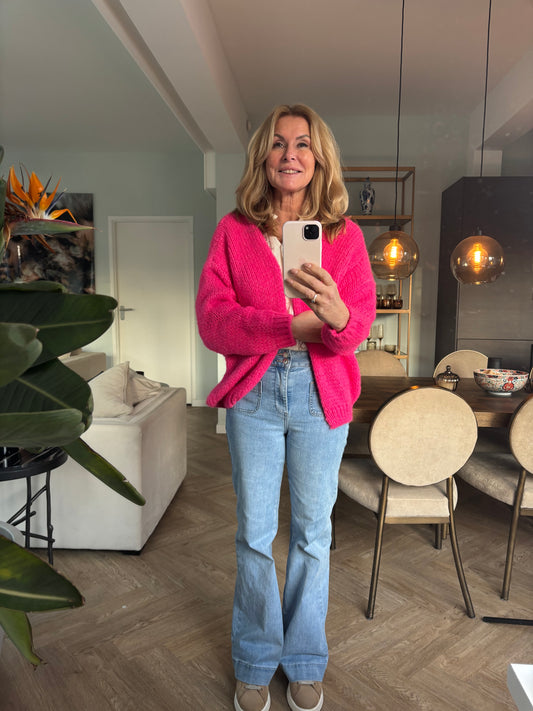 Cardigan Mar fuchsia