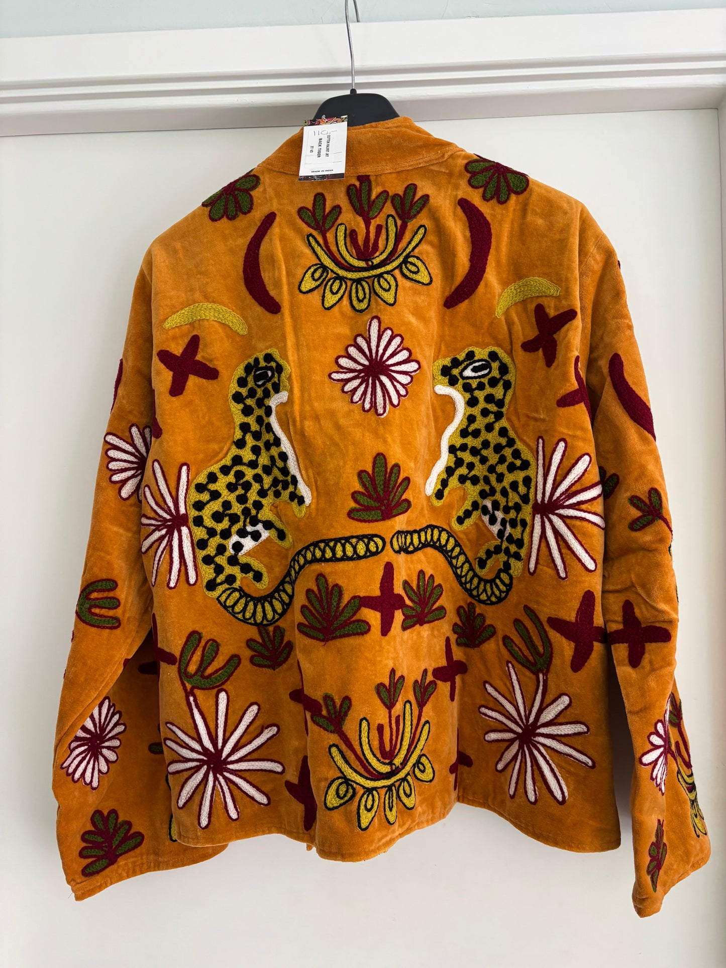 Jasje velvet tijger oker