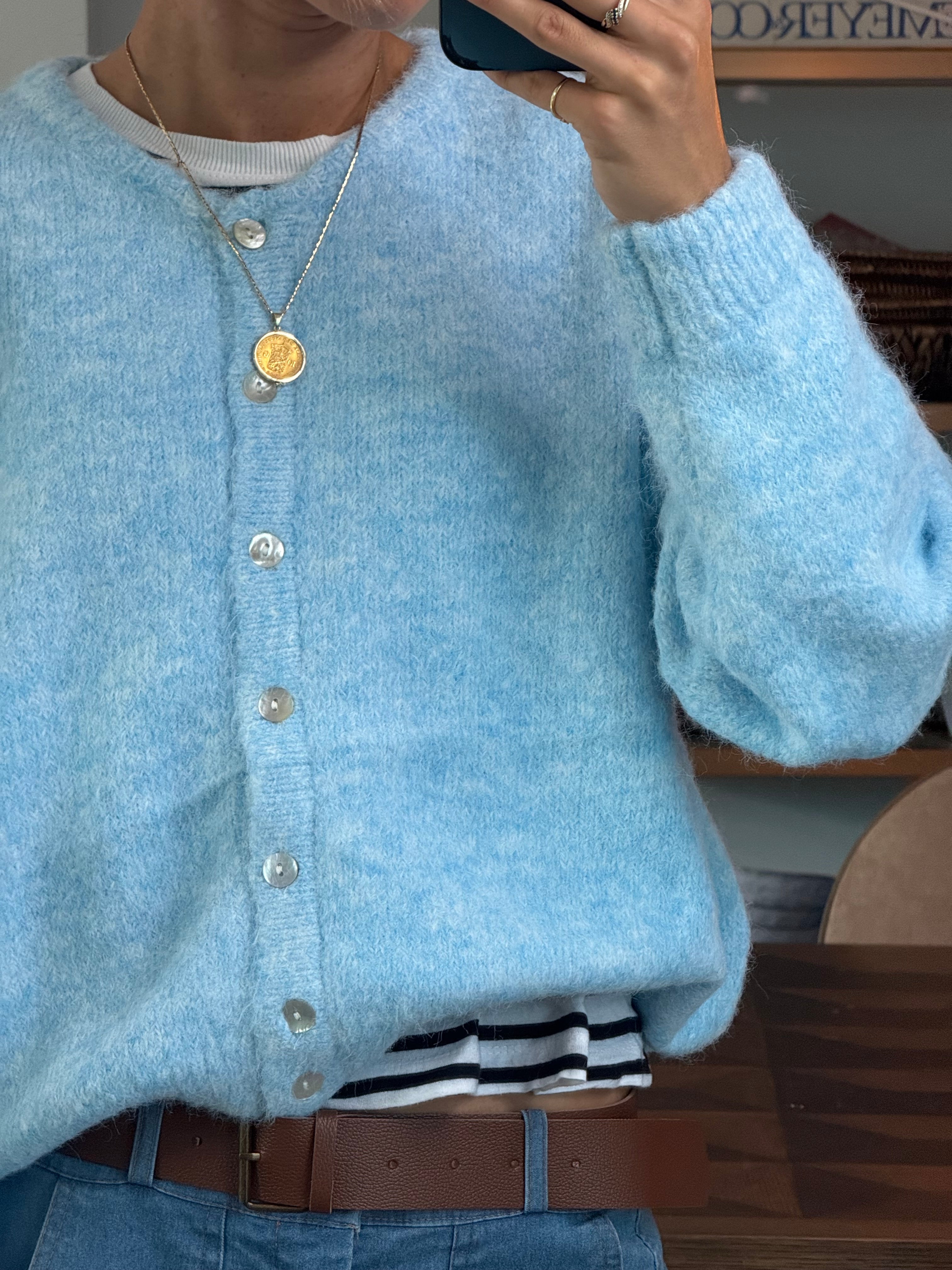 Vest Licht Blauw