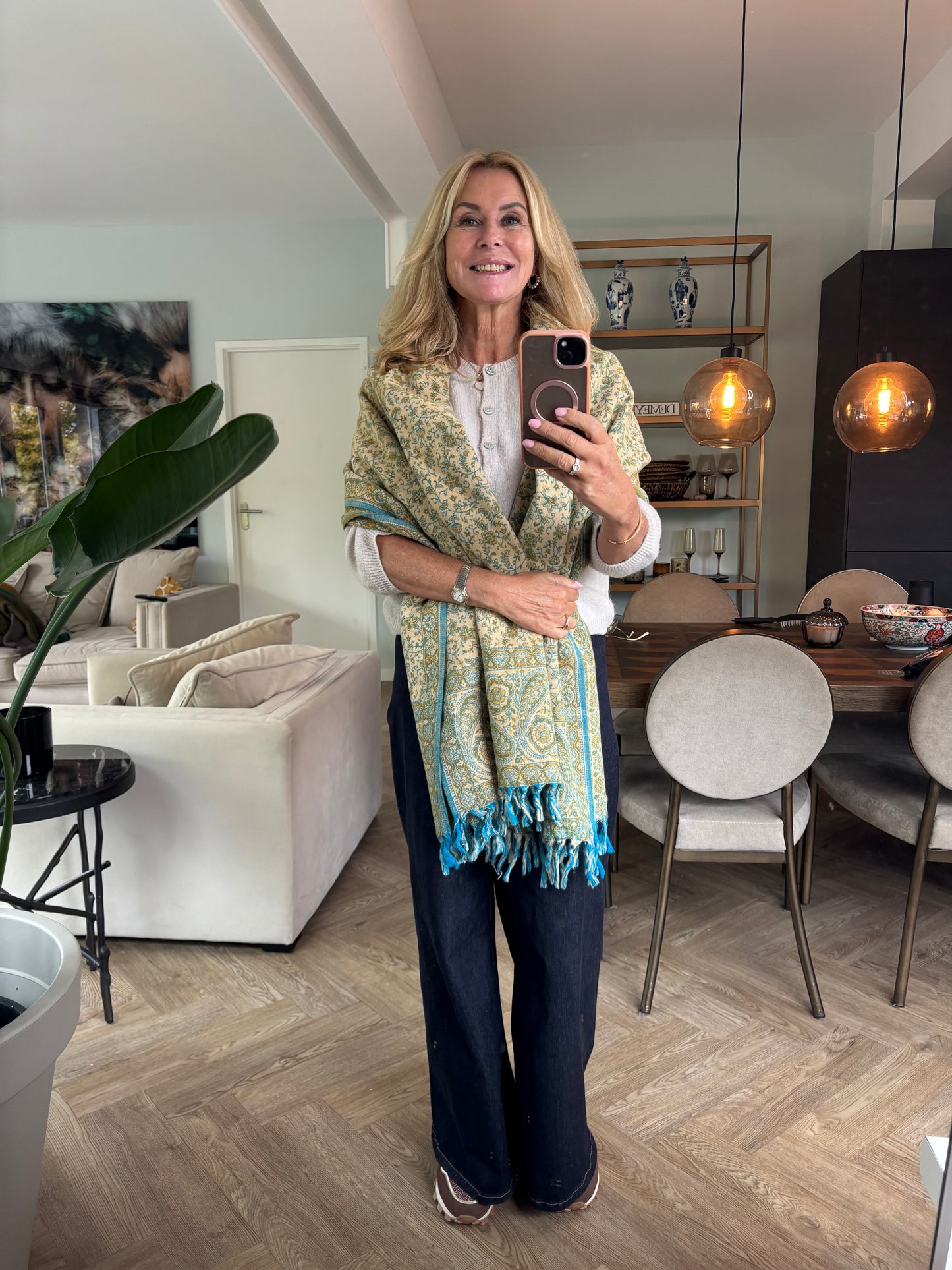 Tibetaanse shawl Teddy