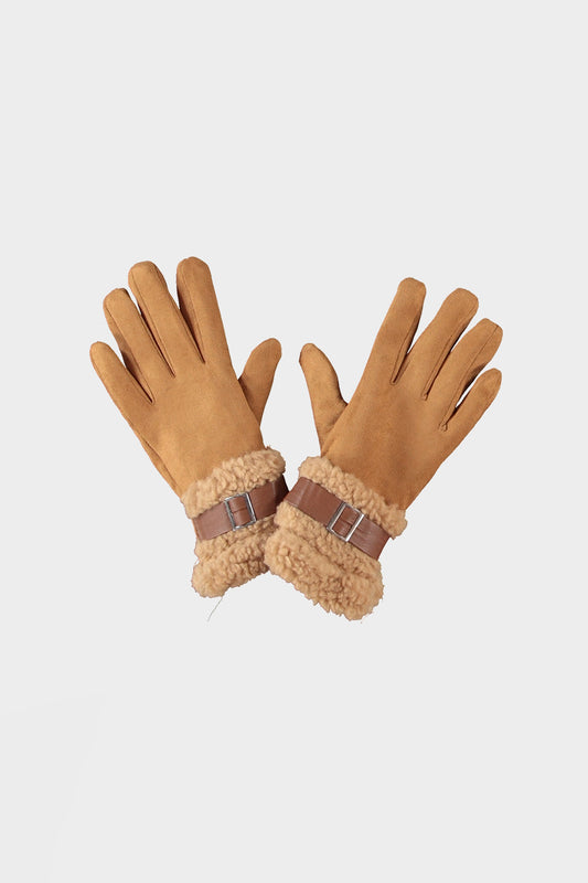 Gloves camel