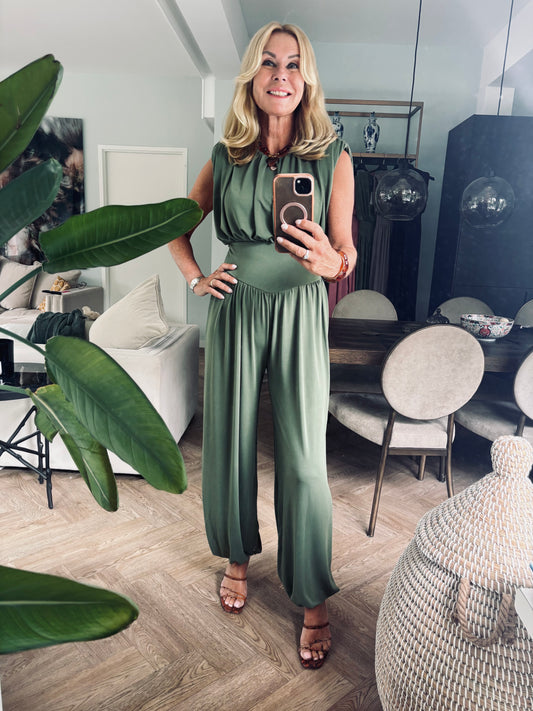 Jumpsuit Olijf