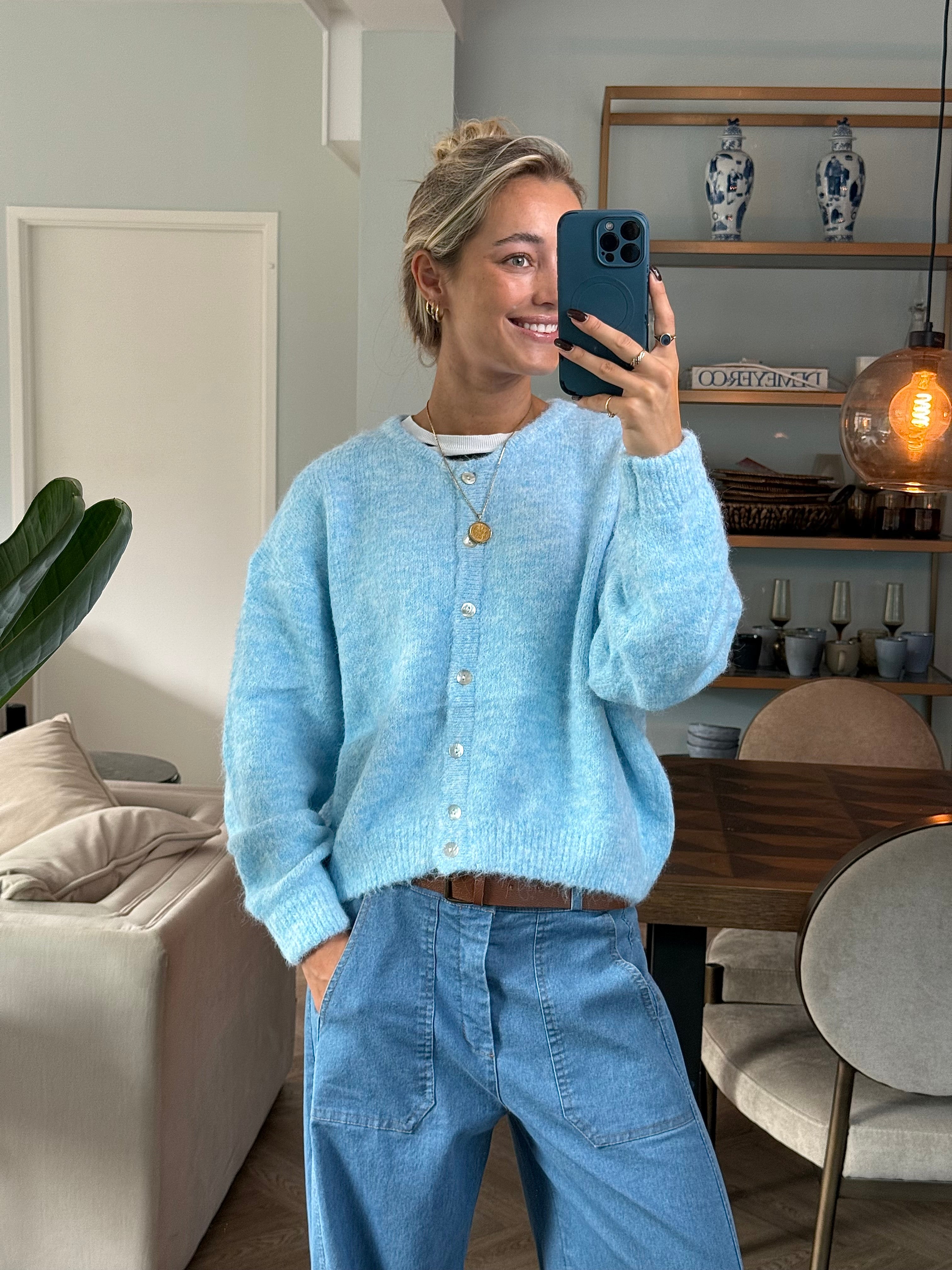 Vest Licht Blauw