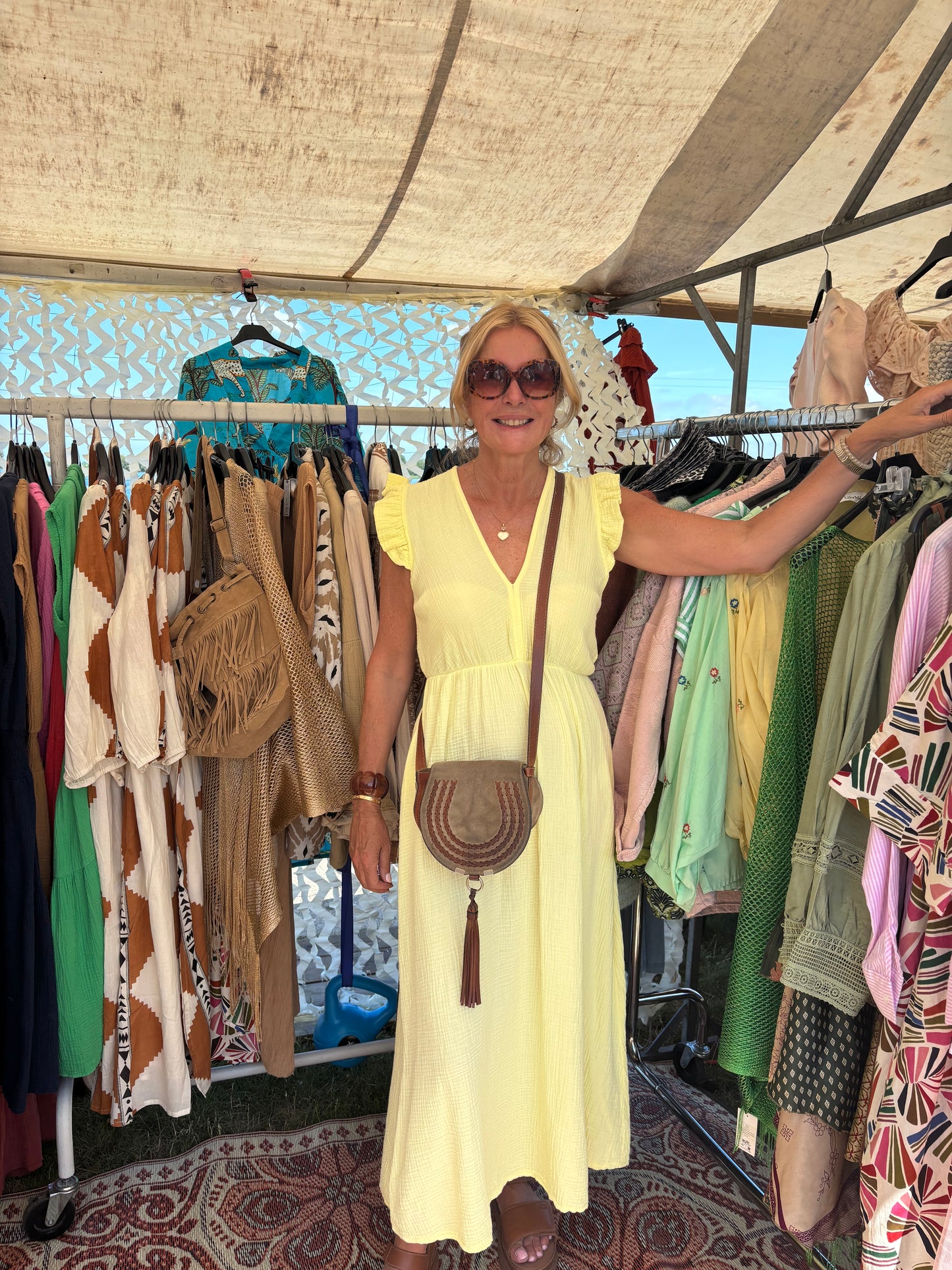 Dress waffle jellow