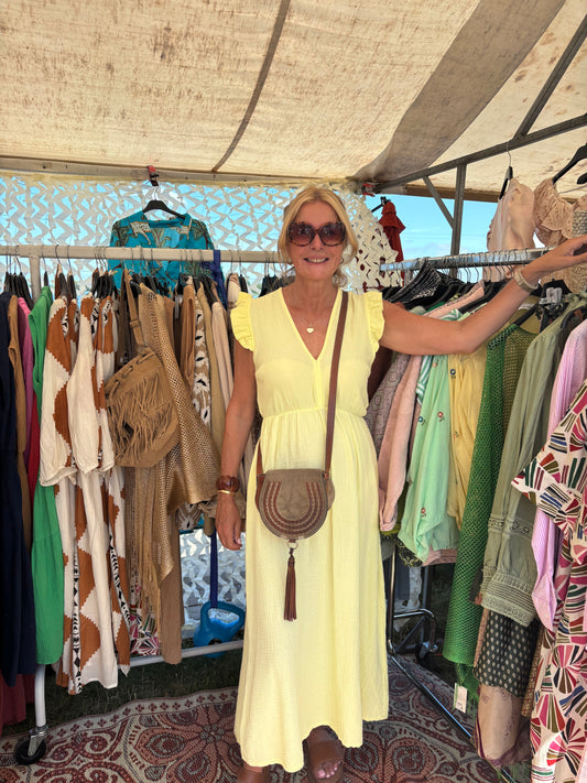 Dress waffle jellow