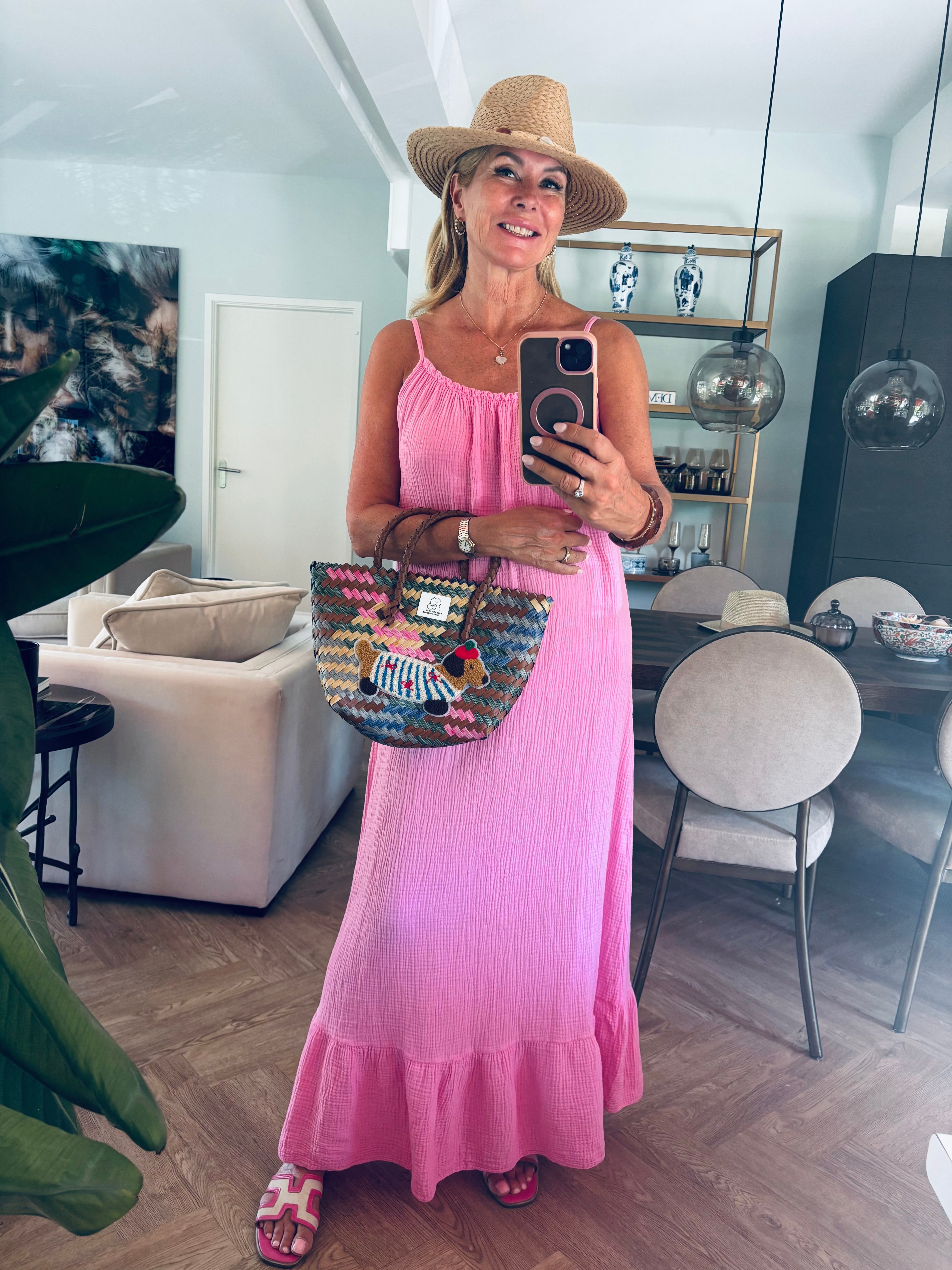 Dress bubblegum maxi