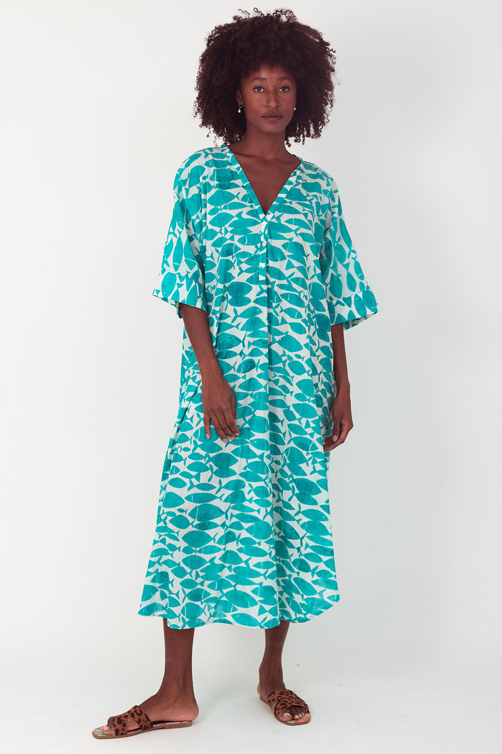 Dress fish turquoise