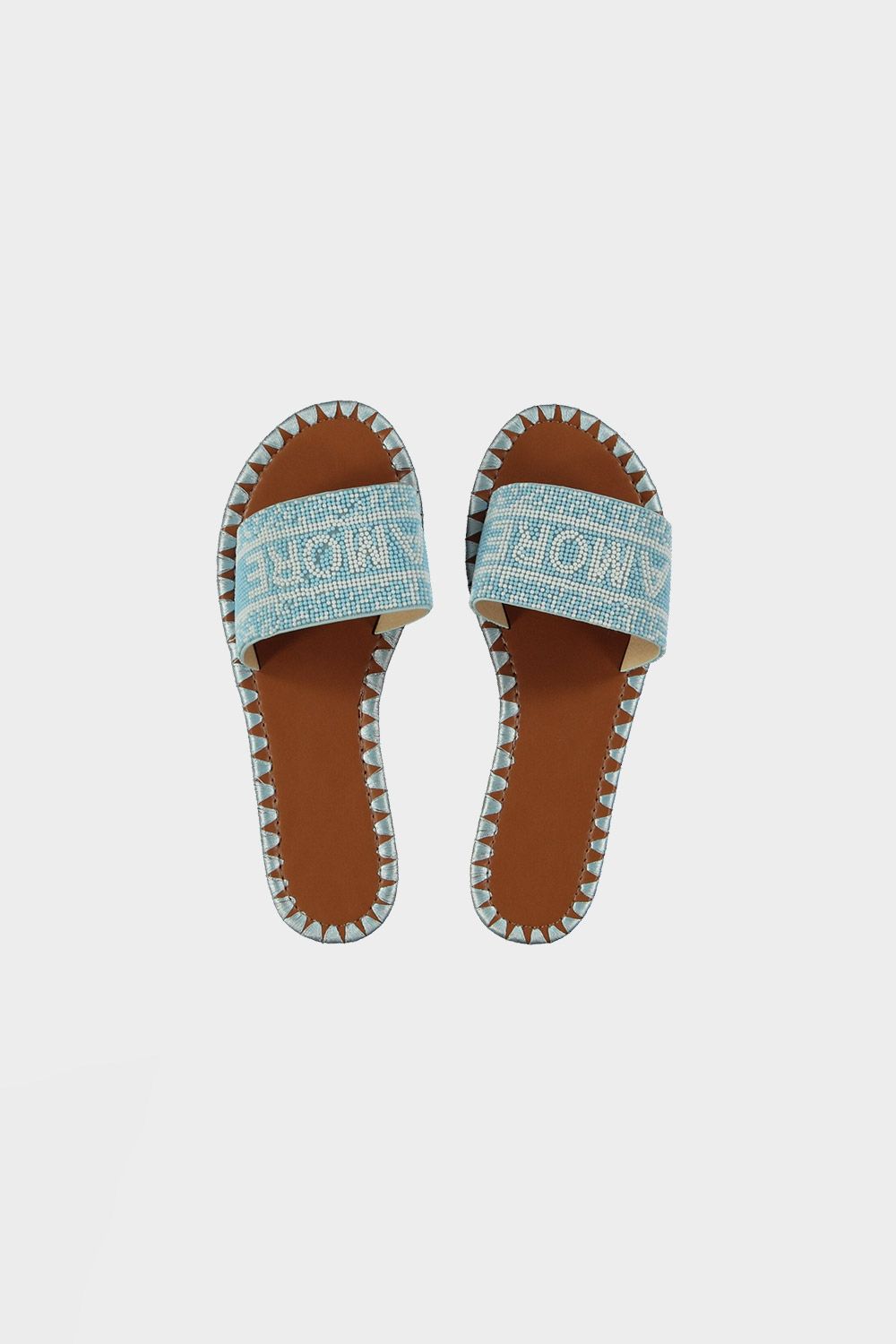 Slippers Amore baby blue